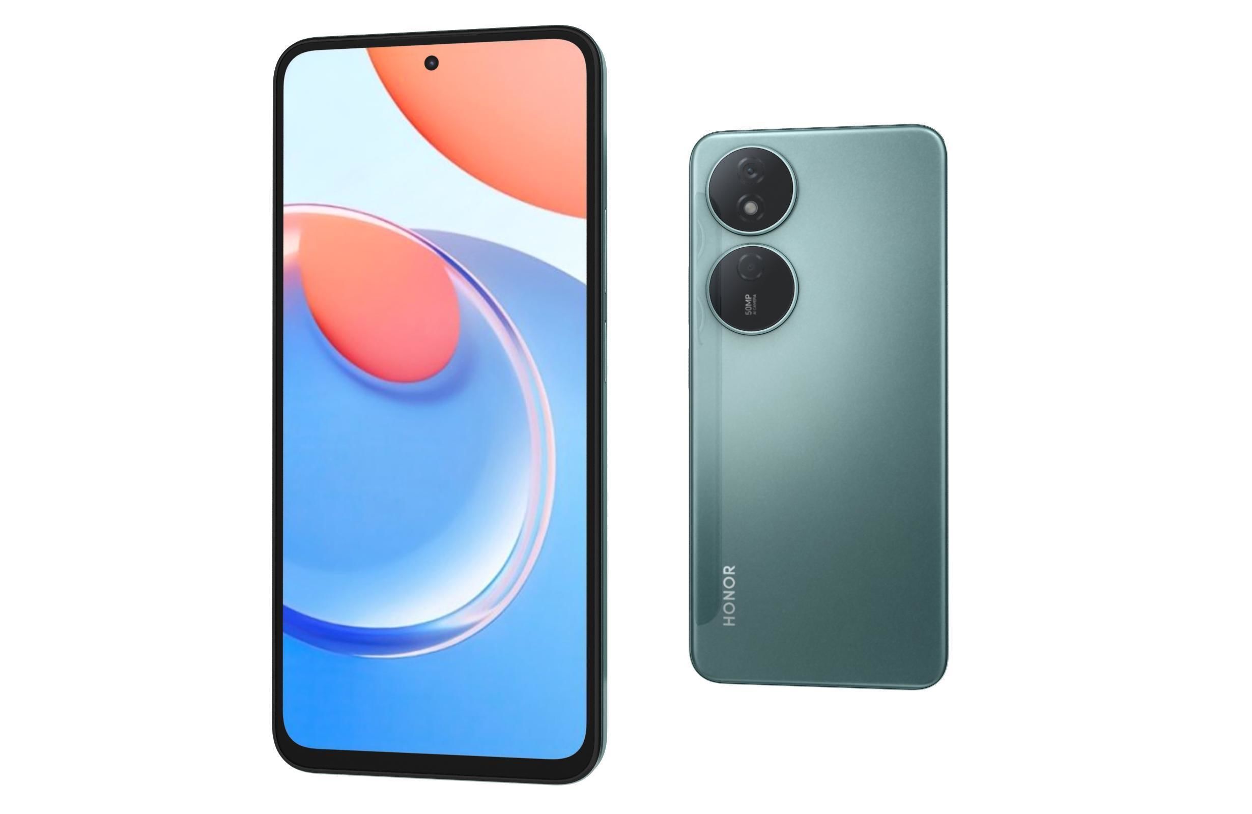 Honor Play 8T All Colors Low-poly 3D model_7