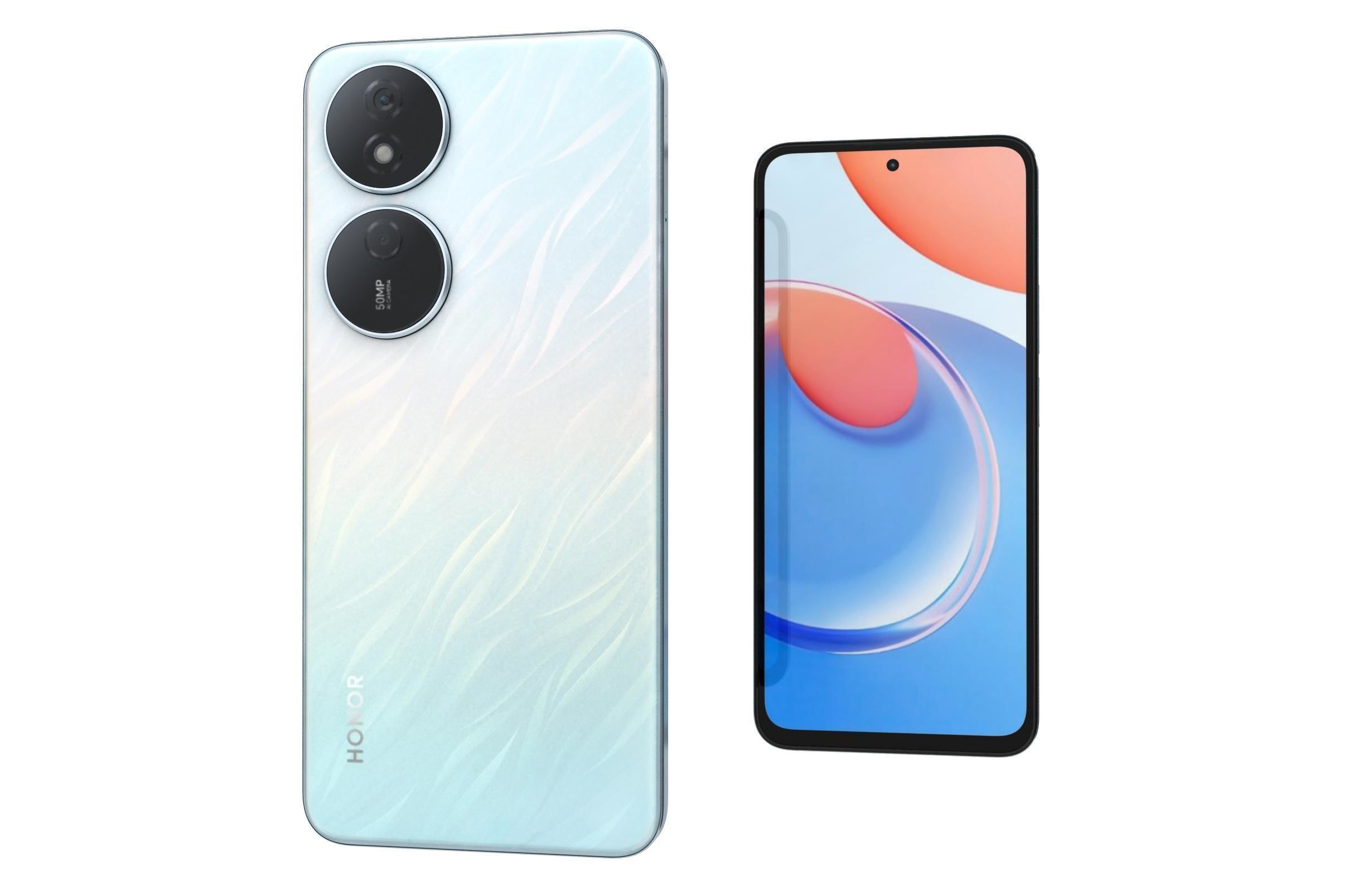 Honor Play 8T All Colors Low-poly 3D model_32