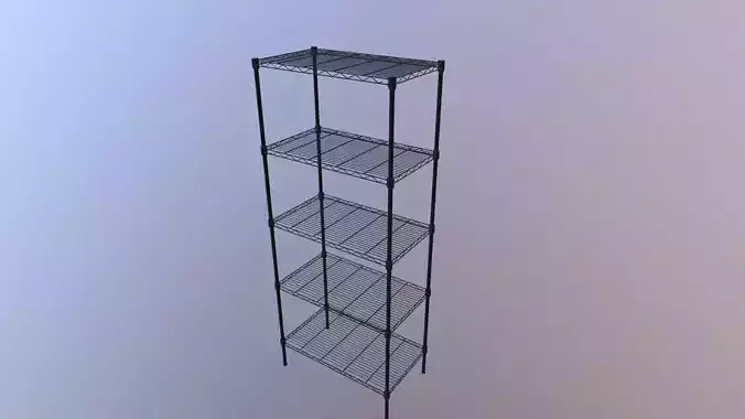 Shelving storage 5 tier wire