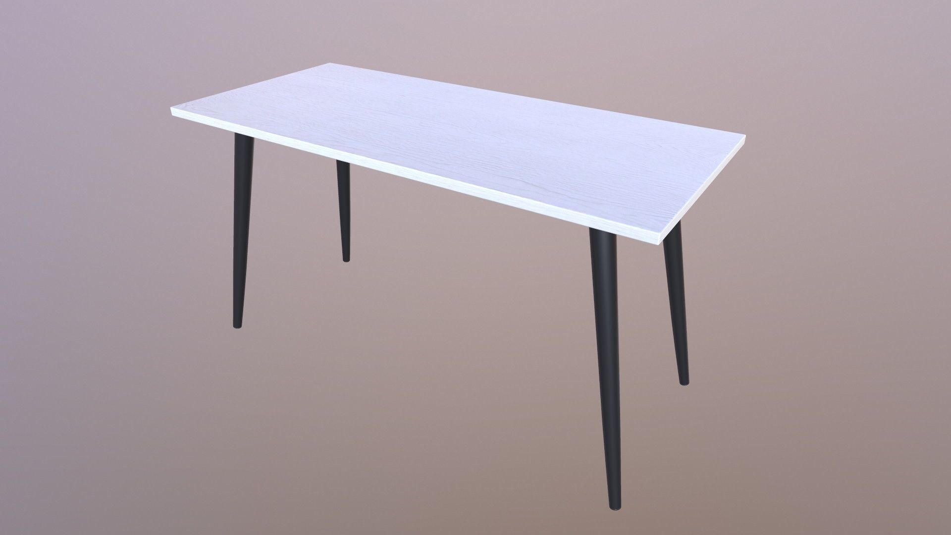 Wooden Table 3D model_7