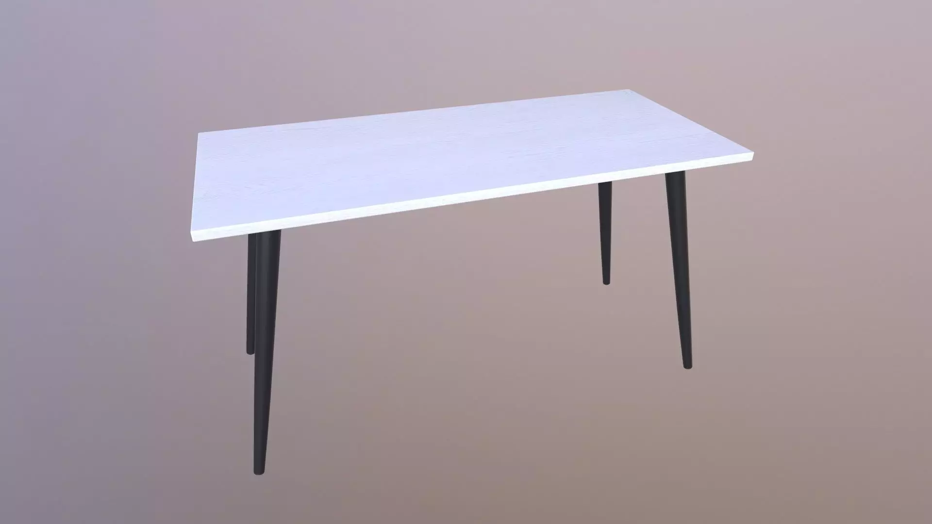 Wooden Table 3D model_0