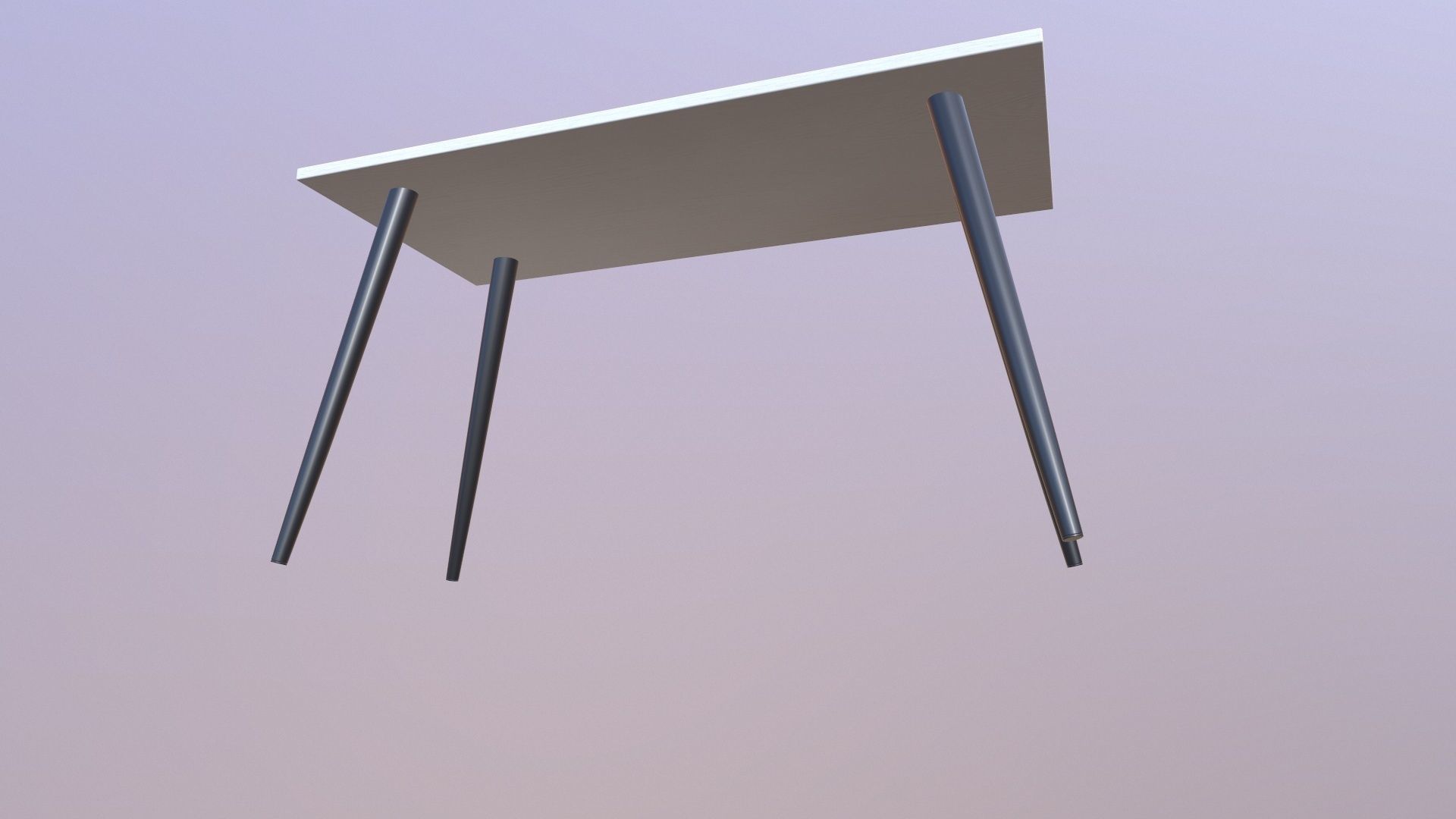 Wooden Table 3D model_8
