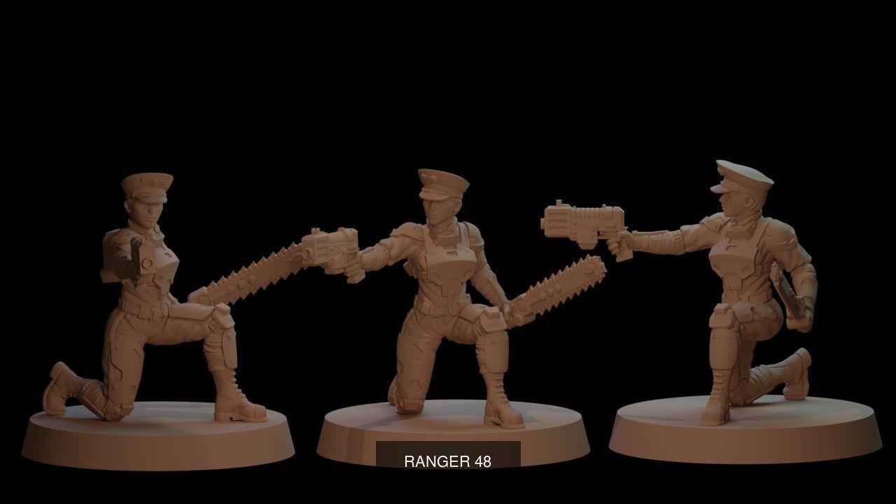 ranger squad 3D Model Collection_2