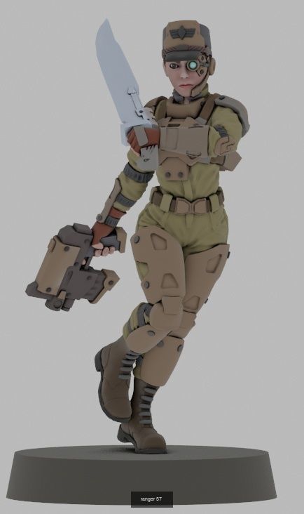 ranger squad 3D Model Collection_1