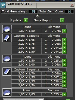 Snowflake Diamond Earring 4520 3D print model_6