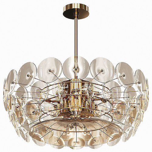 Anzazo chandelier Low-poly 3D model