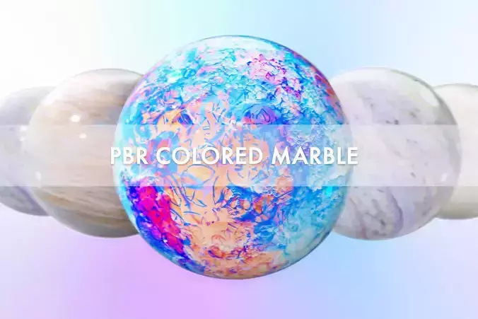 PBR Colored Marble Part 3 Texture