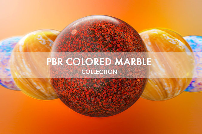 PBR Colored Marble Collection Texture