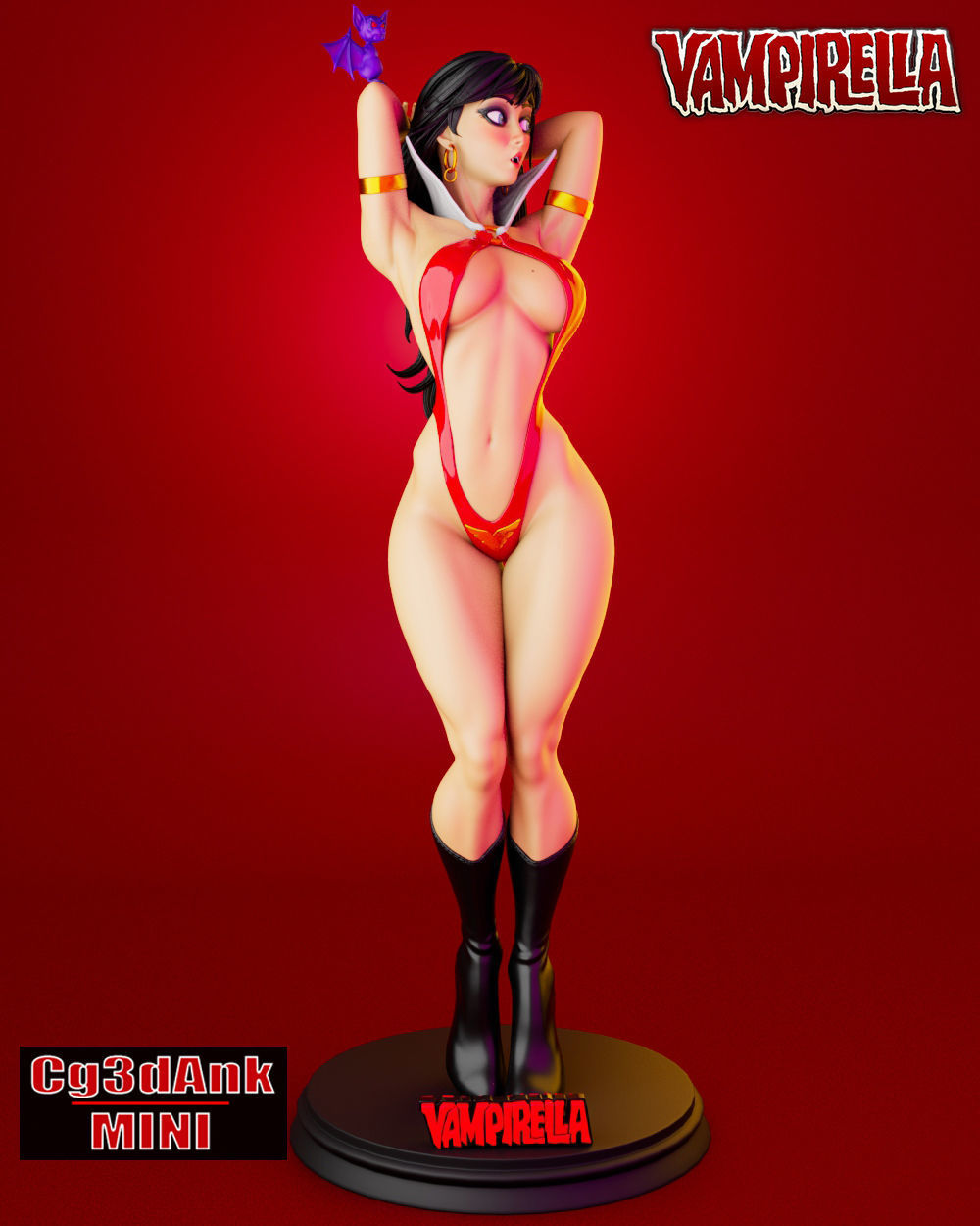 VAMPIRELLA STL FAN ART 3D print model_5