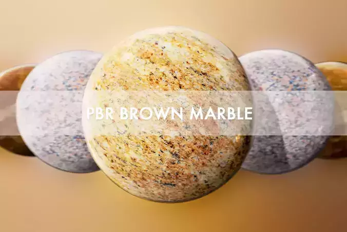 PBR Brown Marble Part 1 Texture