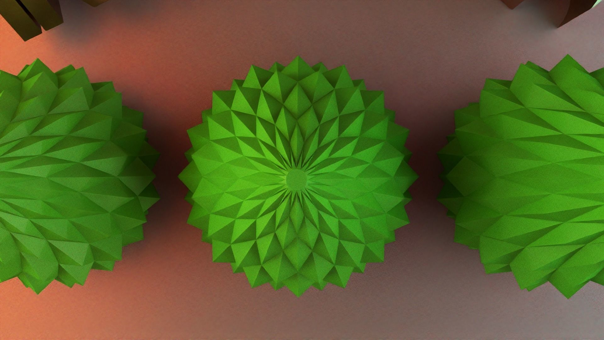 Parametric Christmas Tree set 3D print model_5