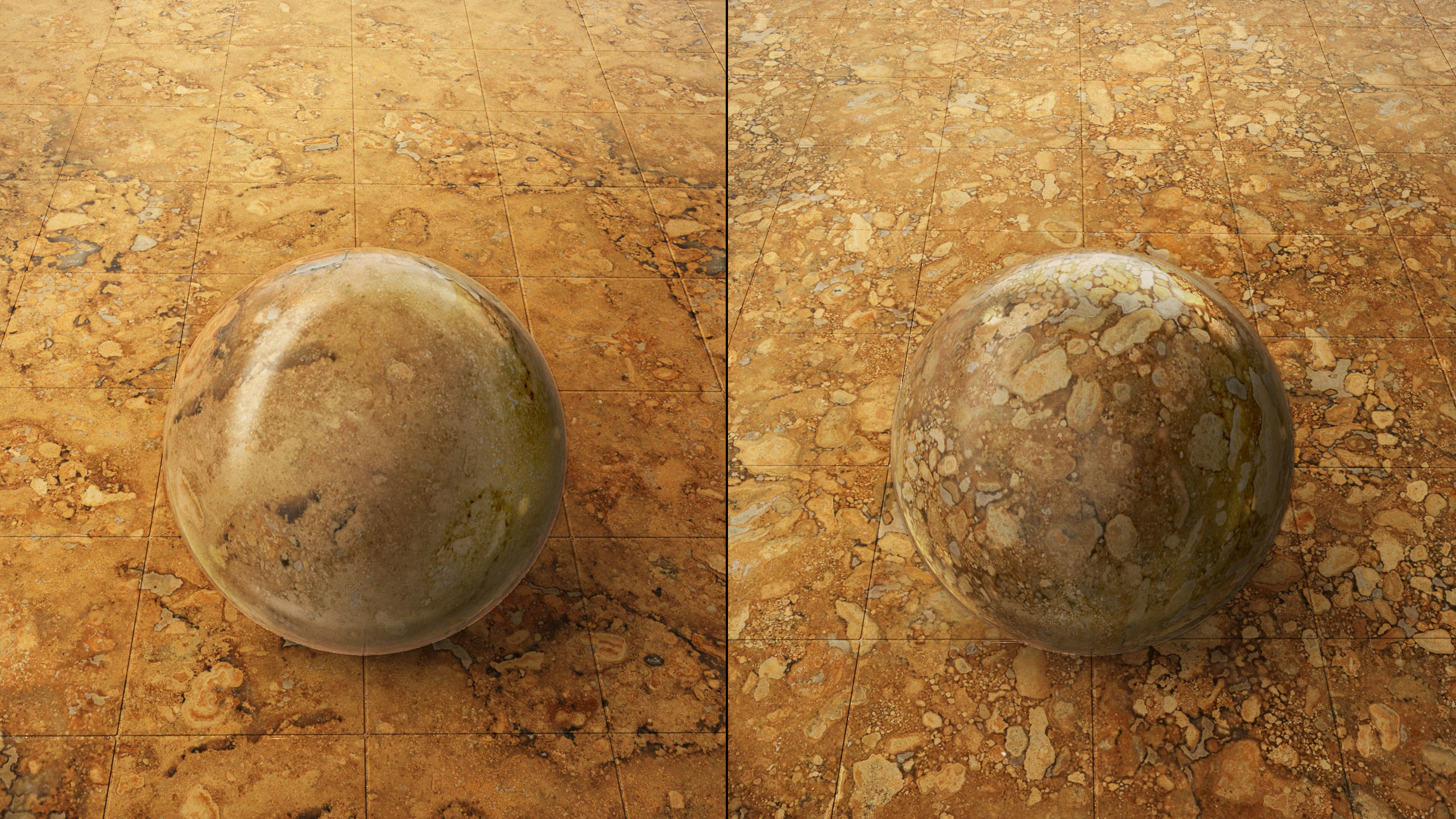 PBR Brown Marble Collection Texture_4
