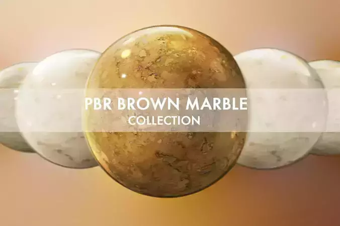 PBR Brown Marble Collection