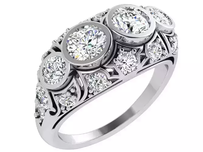 Round Diamond Ring 4530