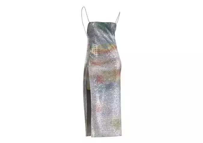 Colorful Sequined Bodycon Dress