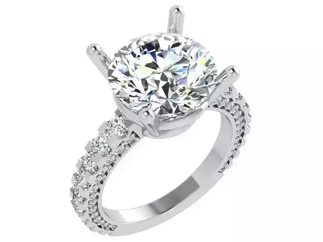 Round Basket Setting Ring 4541