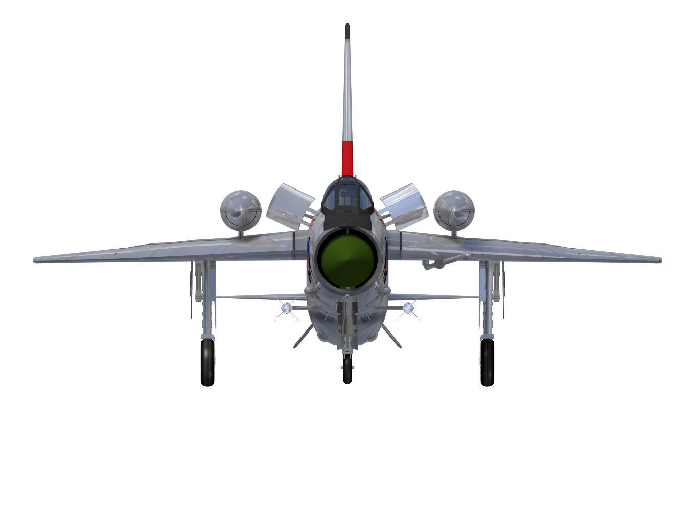 English Electric Lightning  F6 3D model_11