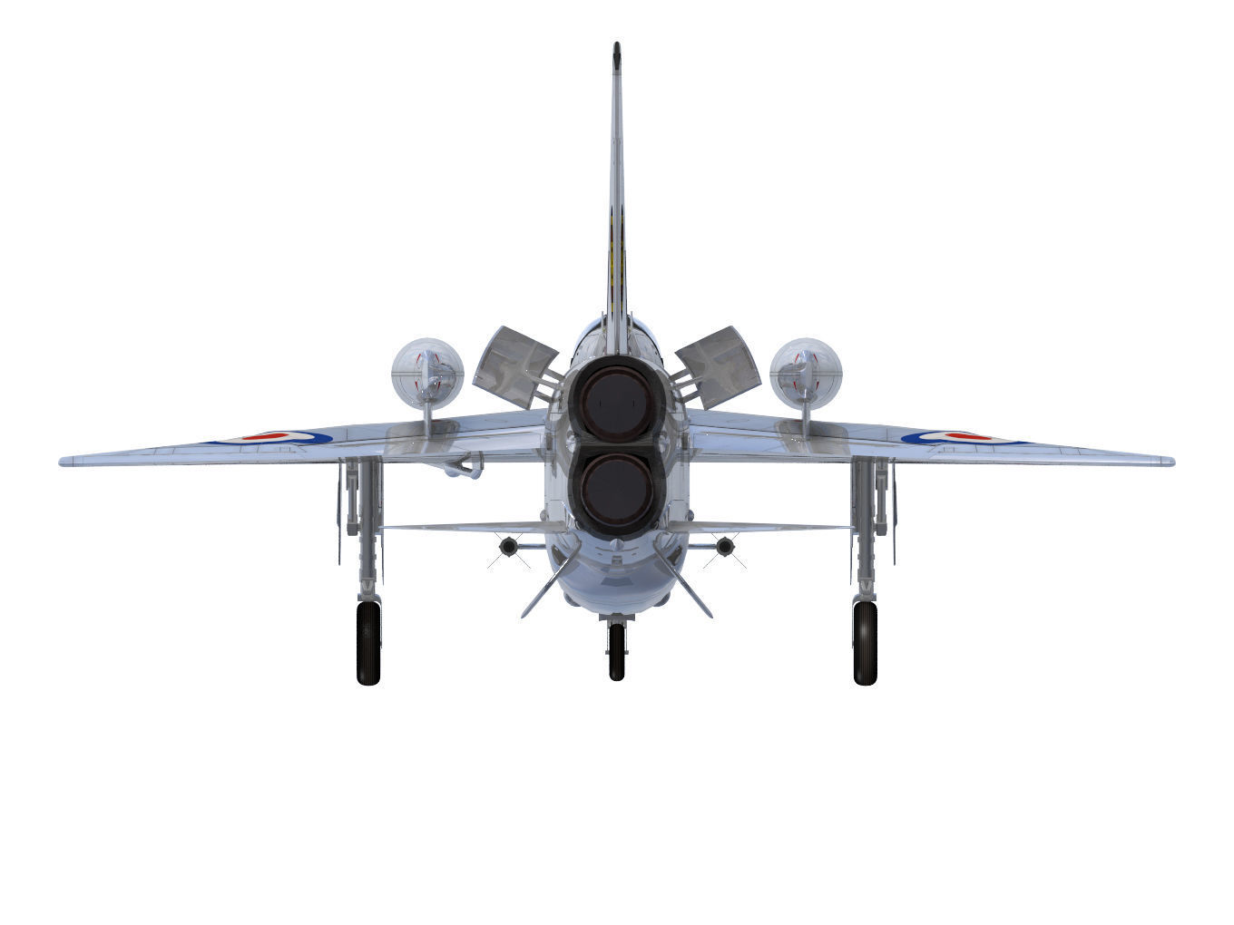 English Electric Lightning  F6 3D model_12