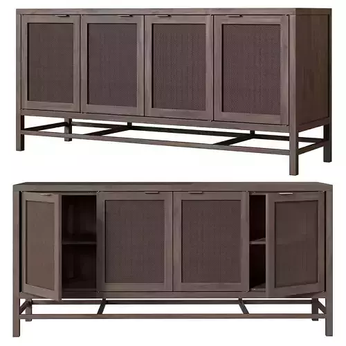 Crate and Barrel Blake 68 media console 3D model