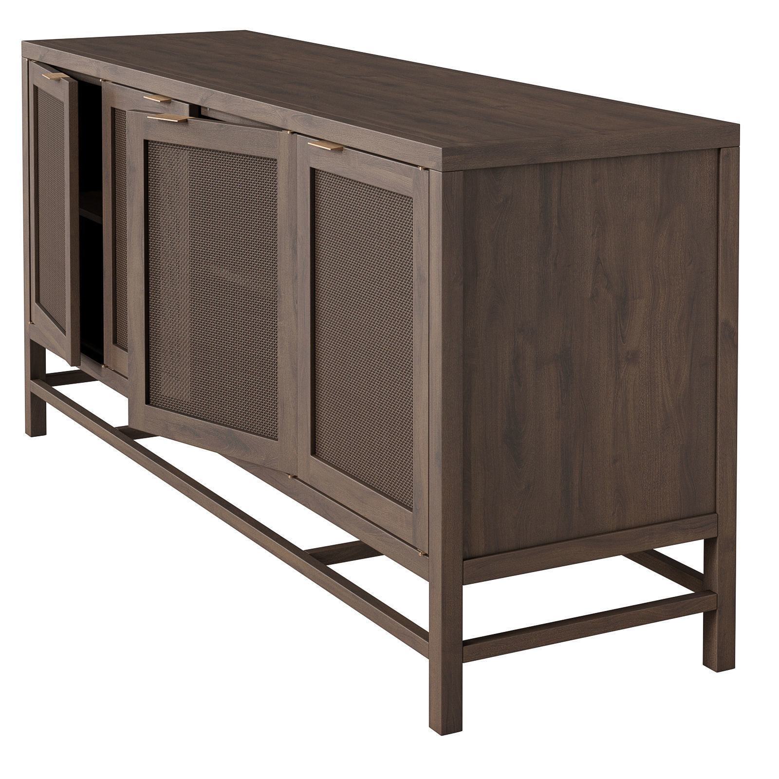 Crate and Barrel Blake 68 media console 3D model_3