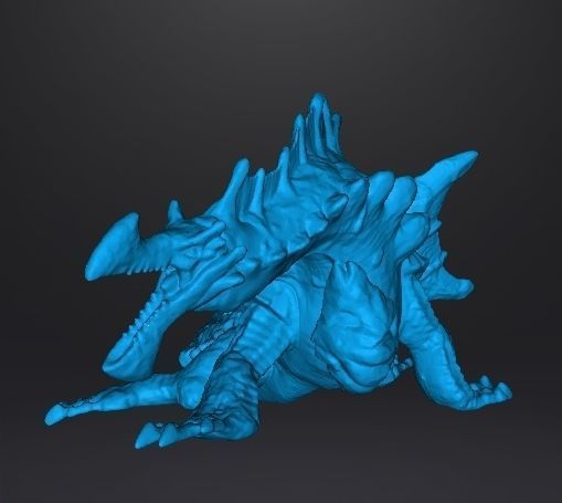 AGNAKTOR PVC PLASTIC FIGURE MODEL DRAGON MONSTER FANTASY GAMES 3D print model_7