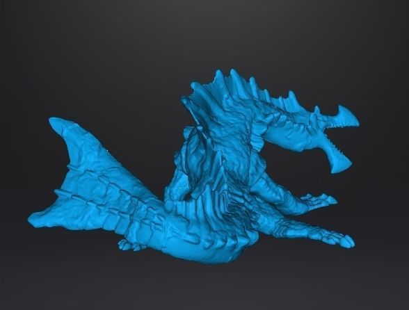 AGNAKTOR PVC PLASTIC FIGURE MODEL DRAGON MONSTER FANTASY GAMES 3D print model_9