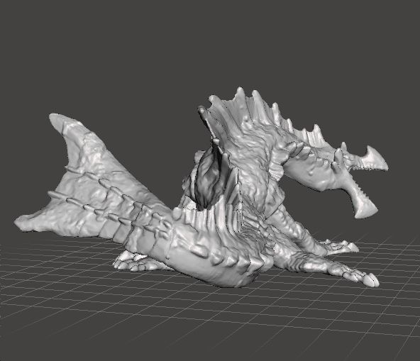 AGNAKTOR PVC PLASTIC FIGURE MODEL DRAGON MONSTER FANTASY GAMES 3D print model_3
