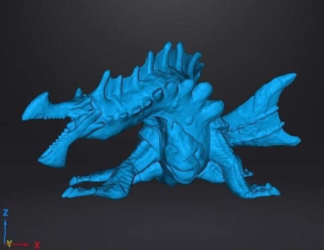 AGNAKTOR PVC PLASTIC FIGURE MODEL DRAGON MONSTER FANTASY GAMES 3D print model_6