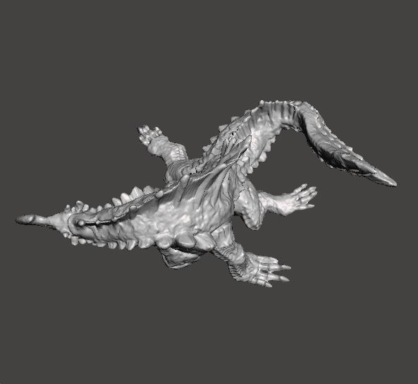 AGNAKTOR PVC PLASTIC FIGURE MODEL DRAGON MONSTER FANTASY GAMES 3D print model_5