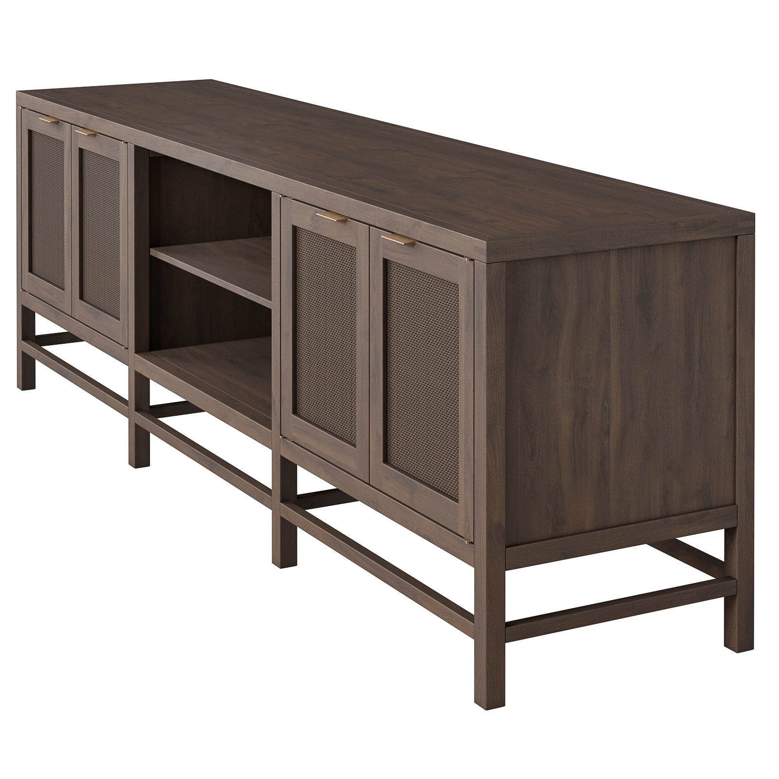 Crate and Barrel Blake 85 TV console 3D model_2