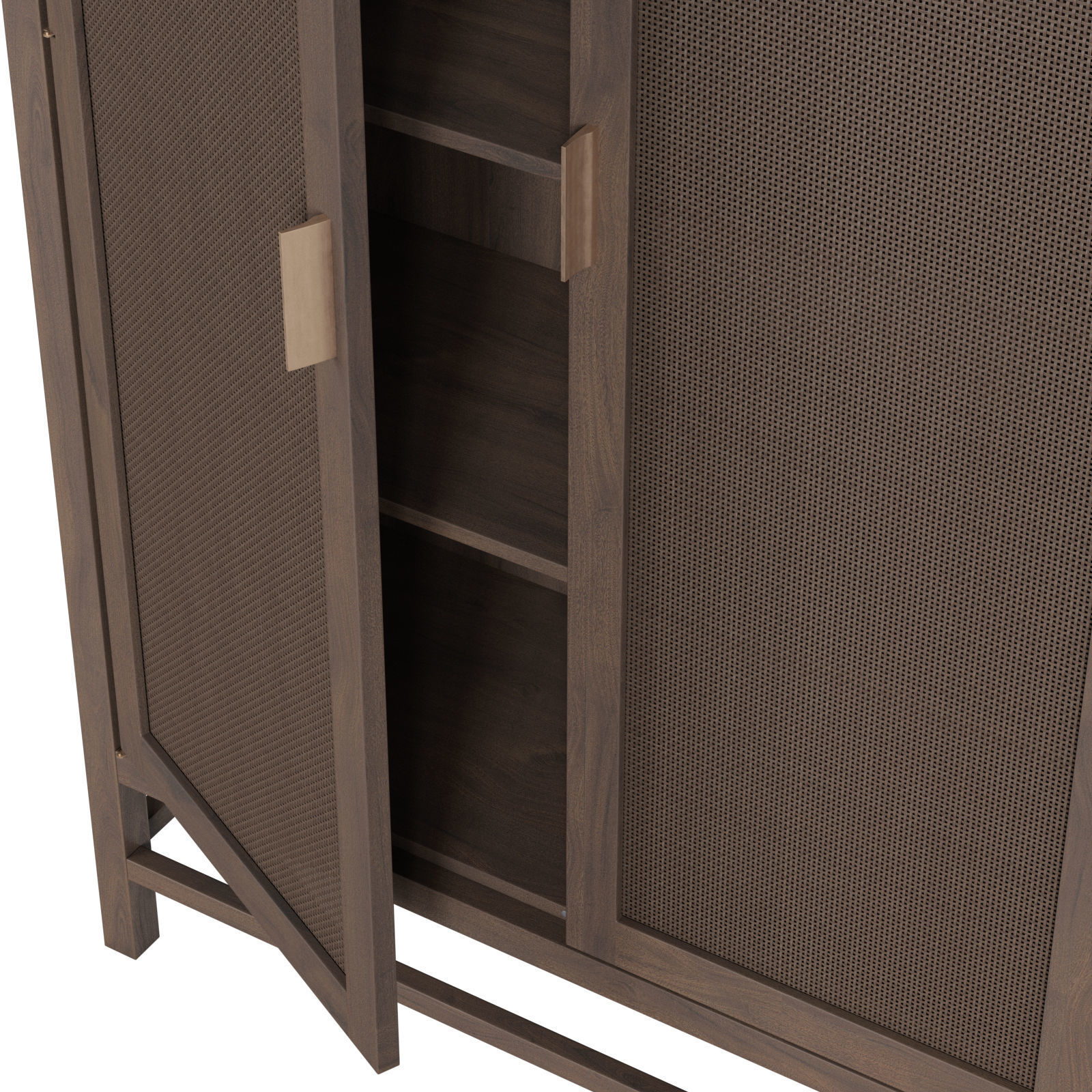 Crate and Barrel Blake Storage Cabinet 3D model_5