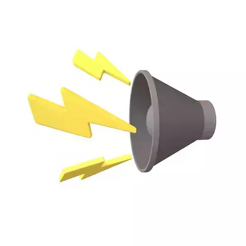 Sound Speaker with Lighting Icon v1 005