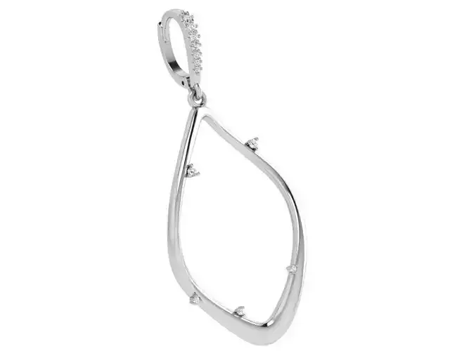 Curved Pendant 4562