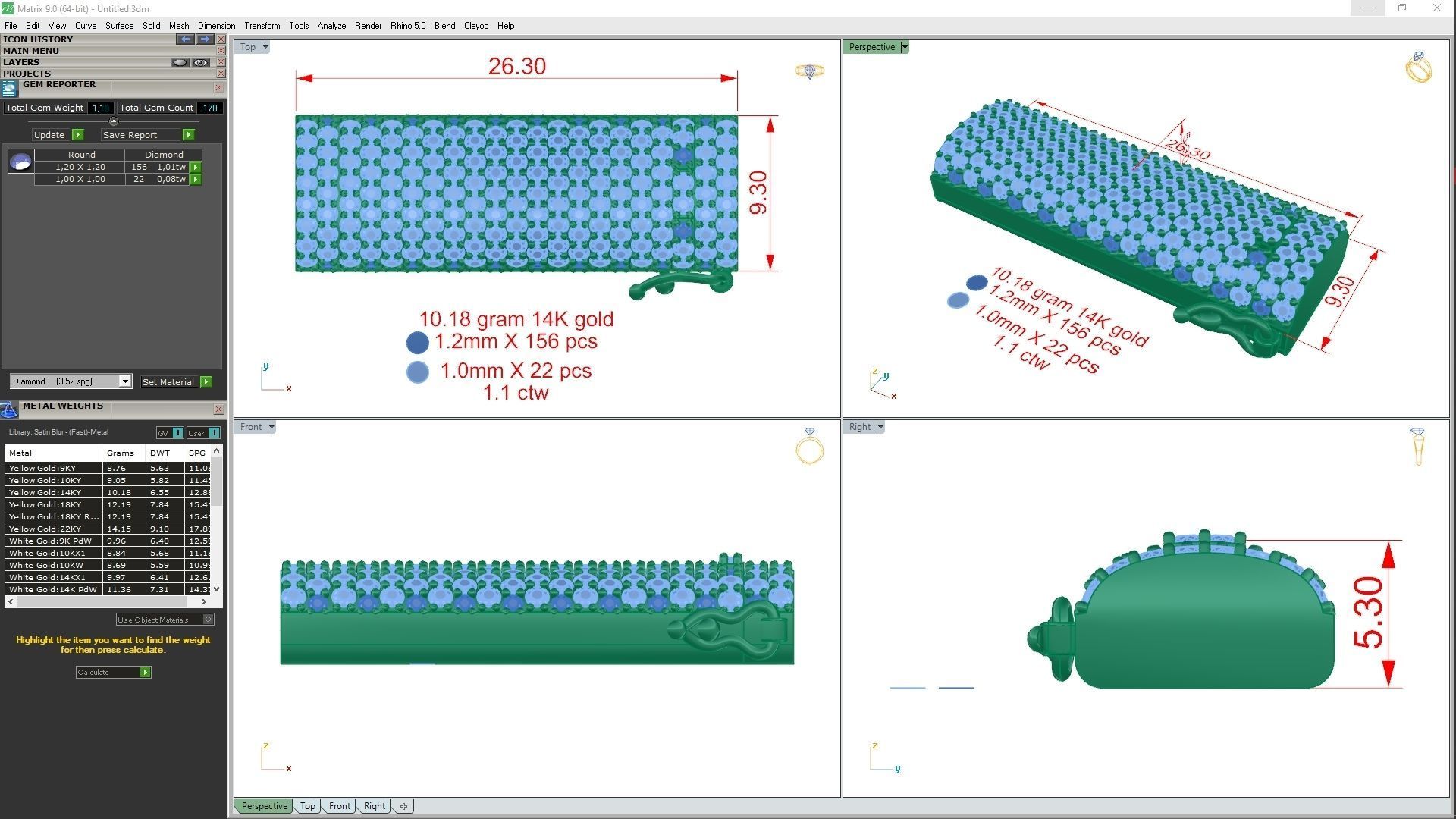 chain lock 3D print model_13