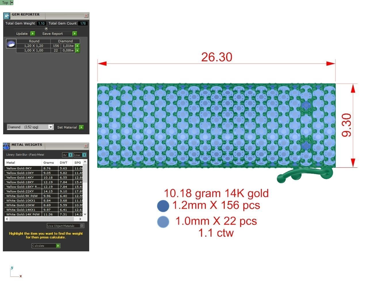 chain lock 3D print model_14