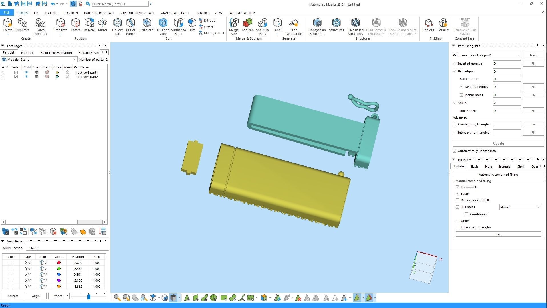 chain lock 3D print model_16