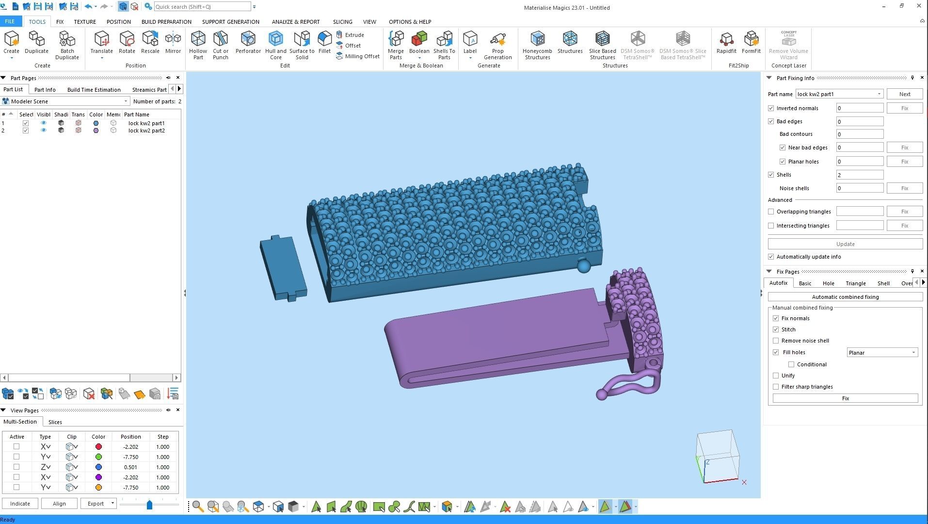 chain lock 3D print model_12