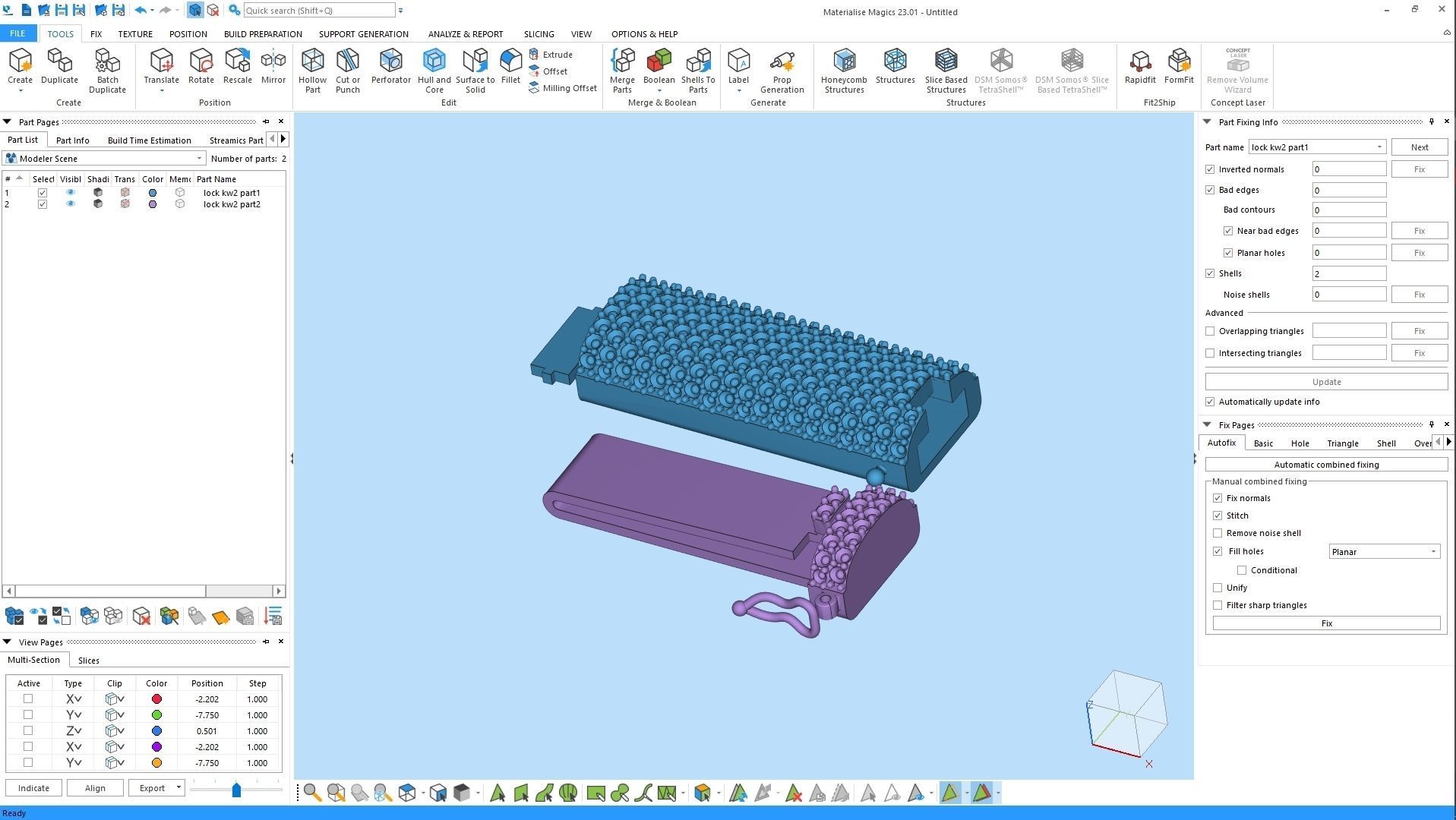 chain lock 3D print model_11
