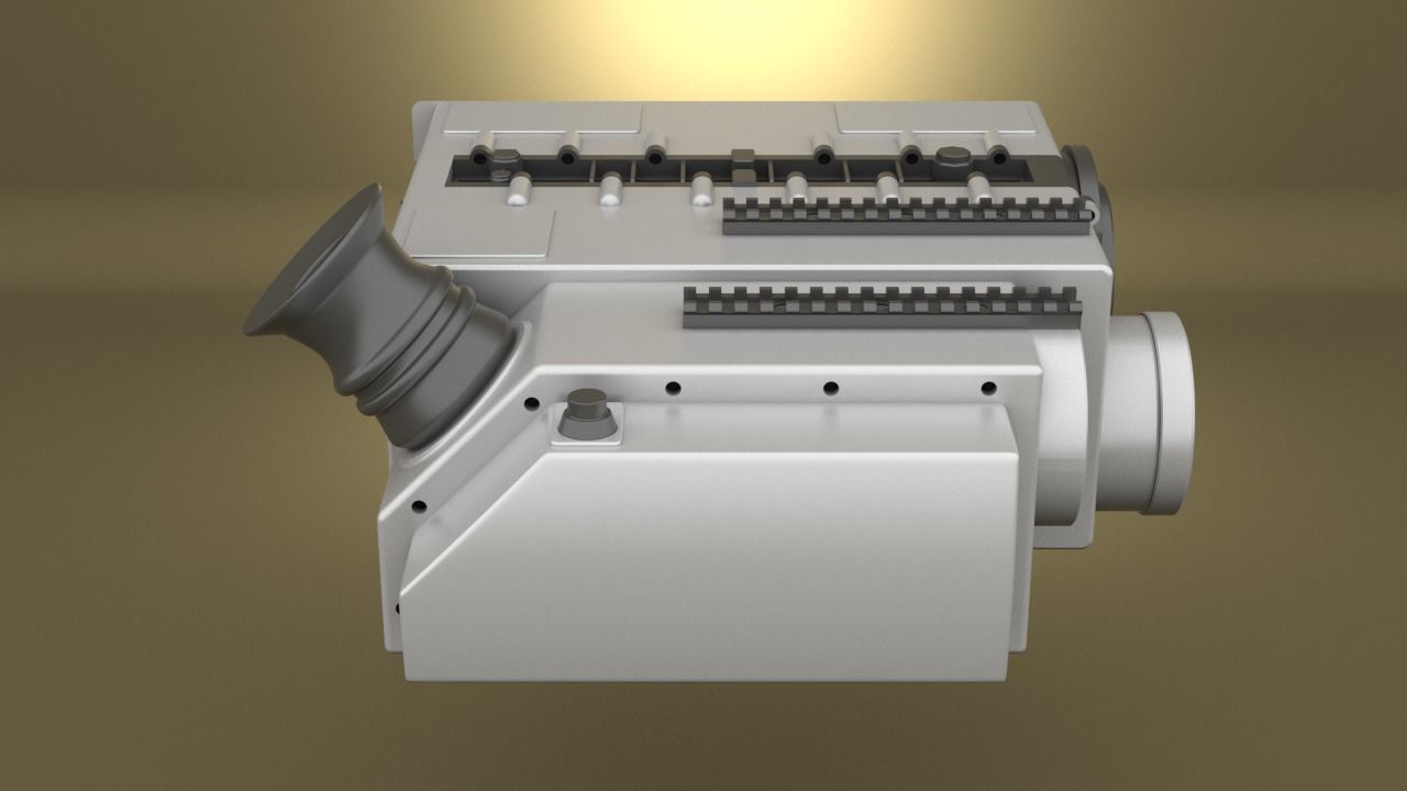 Airsoft SOFLAM AN PEQ 1 Hollow body 3D print model_5