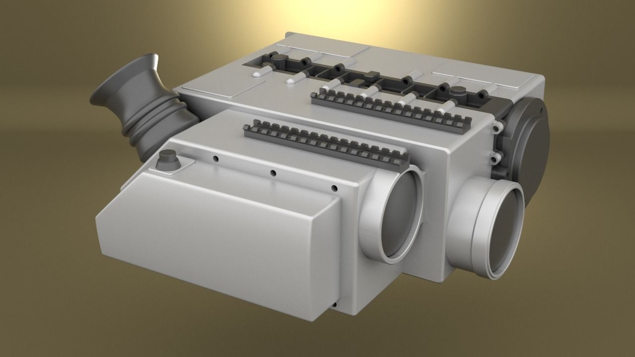 Airsoft SOFLAM AN PEQ 1 Hollow body 3D print model_7