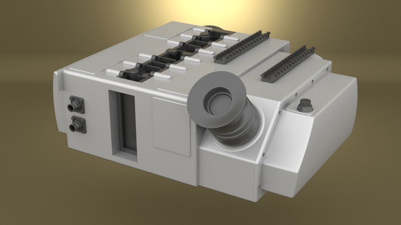 Airsoft SOFLAM AN PEQ 1 Hollow body 3D print model_20