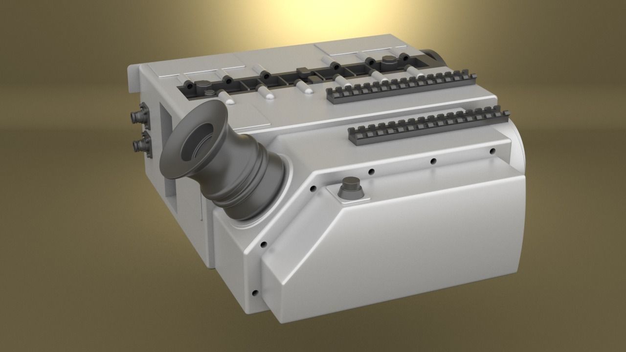 Airsoft SOFLAM AN PEQ 1 Hollow body 3D print model_3