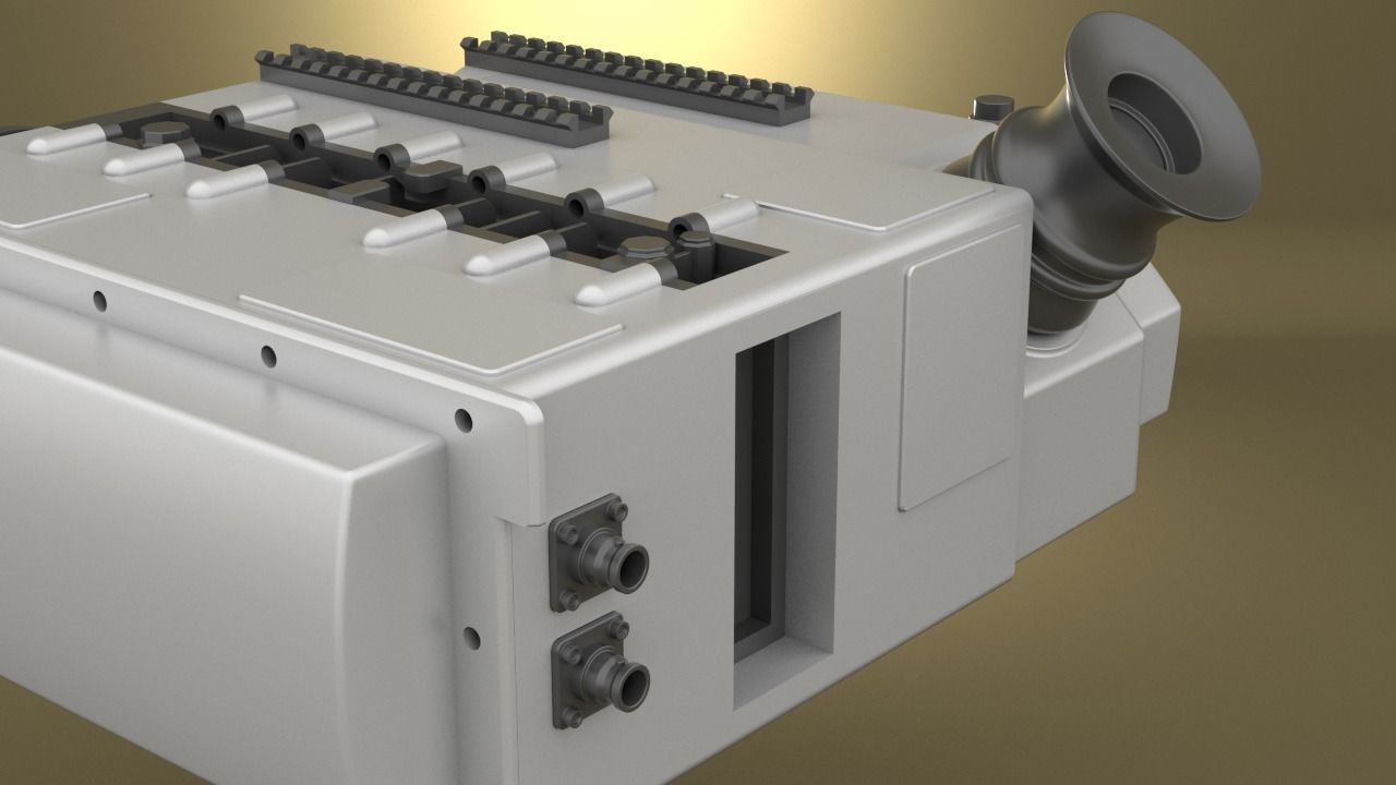 Airsoft SOFLAM AN PEQ 1 Hollow body 3D print model_10