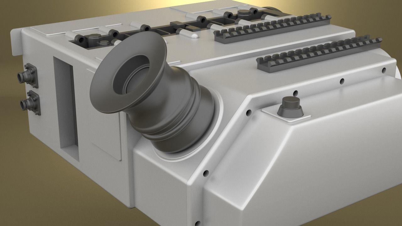 Airsoft SOFLAM AN PEQ 1 Hollow body 3D print model_13