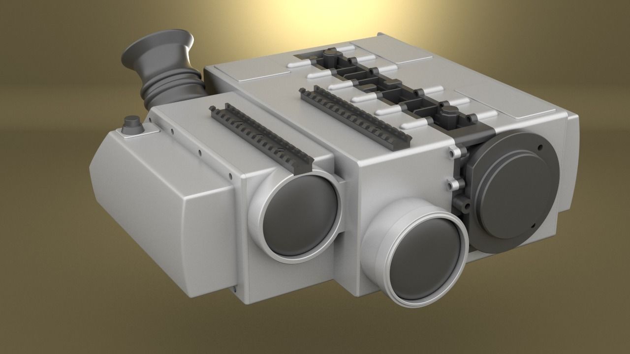 Airsoft SOFLAM AN PEQ 1 Hollow body 3D print model_9