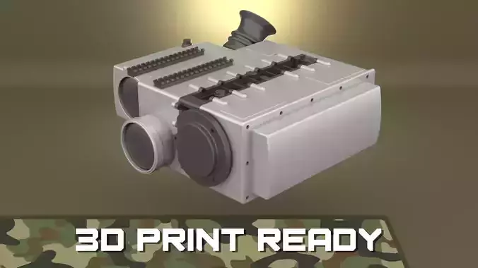 Airsoft SOFLAM AN PEQ 1 Hollow body 3D print model