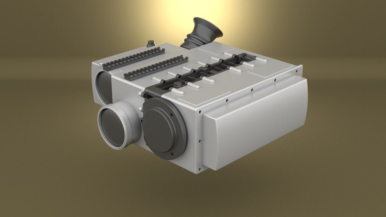 Airsoft SOFLAM AN PEQ 1 Hollow body 3D print model_21