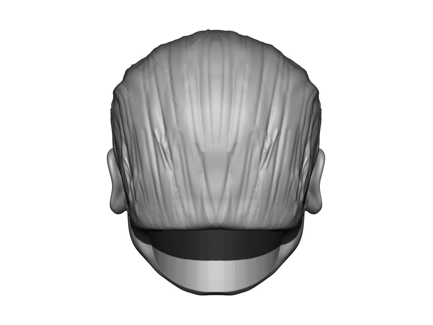 El Chapo action figure head 3D print model_5