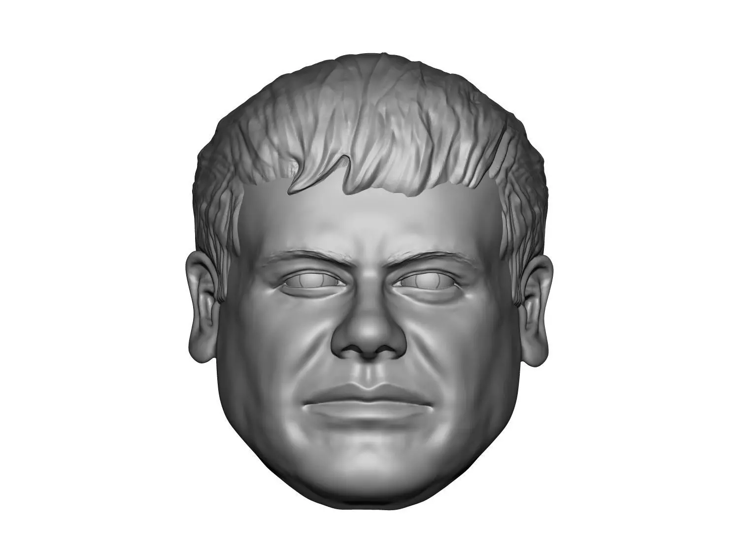 El Chapo action figure head 3D print model_0