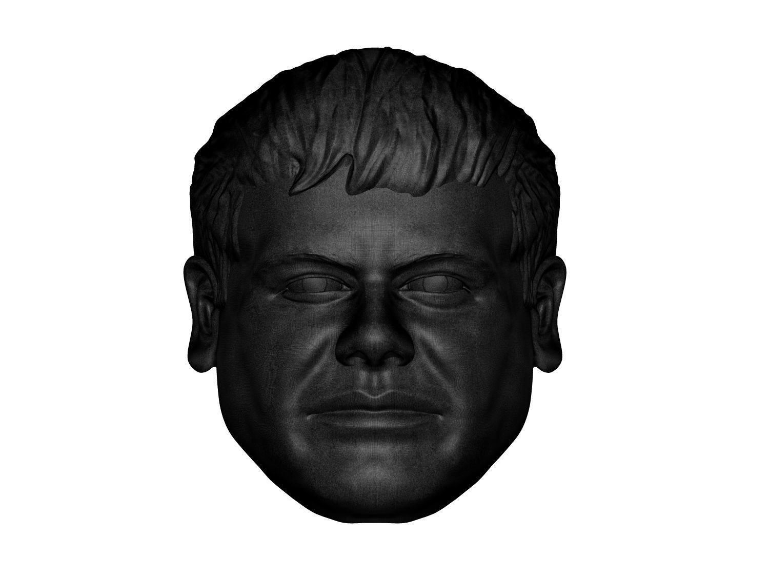 El Chapo action figure head 3D print model_9